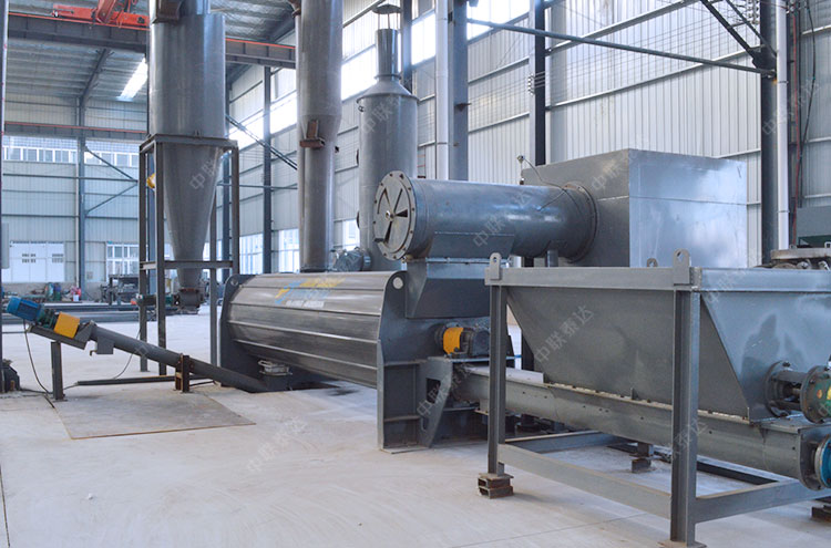 Continuous resin powder air sweep dryer has good drying effect and can be flexibly selected as a heat source