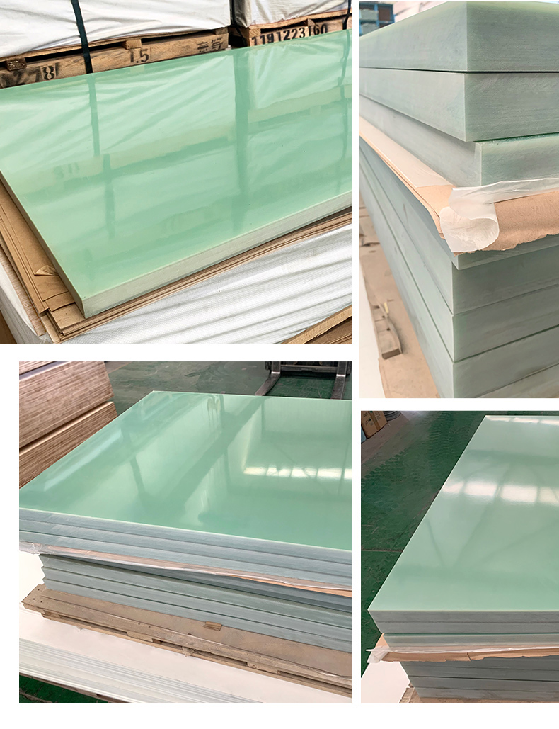 Youda FR4 fiberglass board, water green epoxy resin board, insulation board processing, high-temperature resistance, wear resistance, customized processing