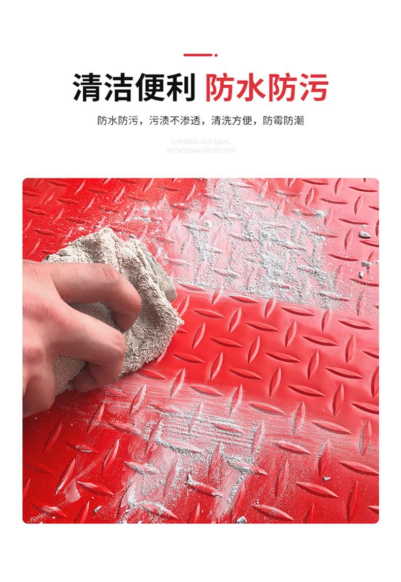 Coco anti-skid mat PVC rubber factory workshop industrial plastic floor mat kitchen mat roll board