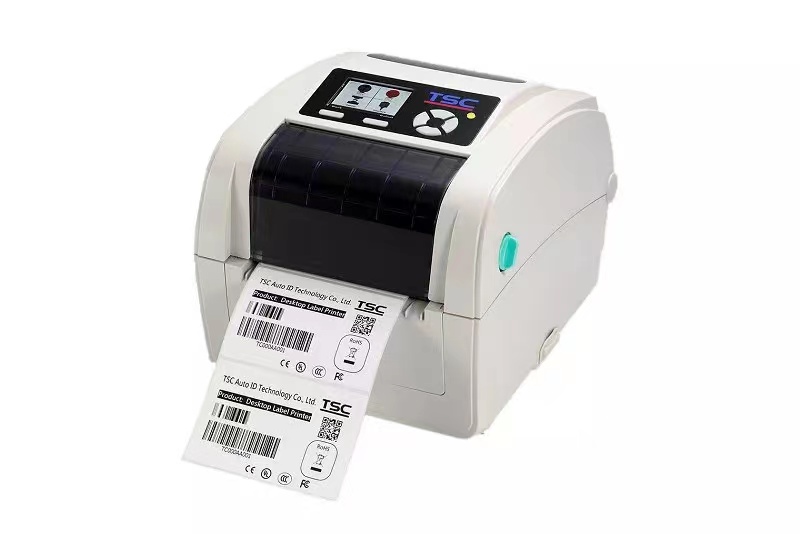 TSC label barcode printer thermal transfer TC200 industrial model with storage memory function