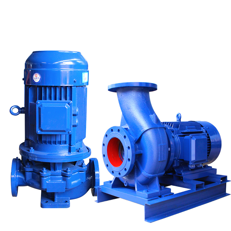 ISG vertical pipeline pump manufacturer booster pump ISW horizontal stainless steel pipeline centrifugal pump fire booster pump lift