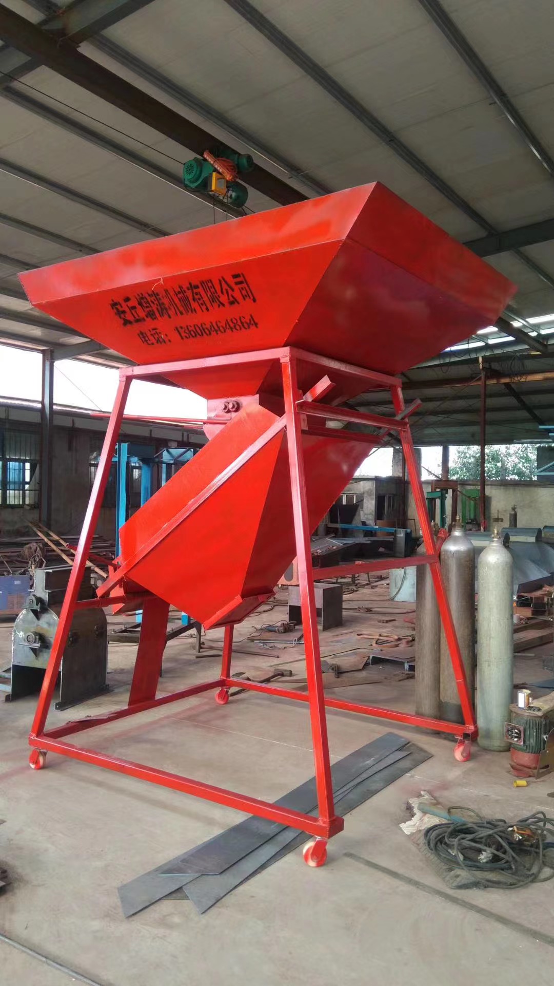 Simple coal bagging machine manual bagging coal block machine Zengtao Machinery brand