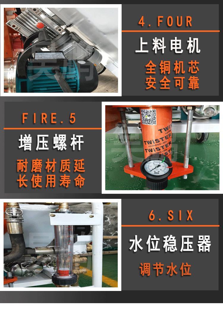 Langxu fully automatic grouting machine, gypsum spraying machine, putty wall plastering machine