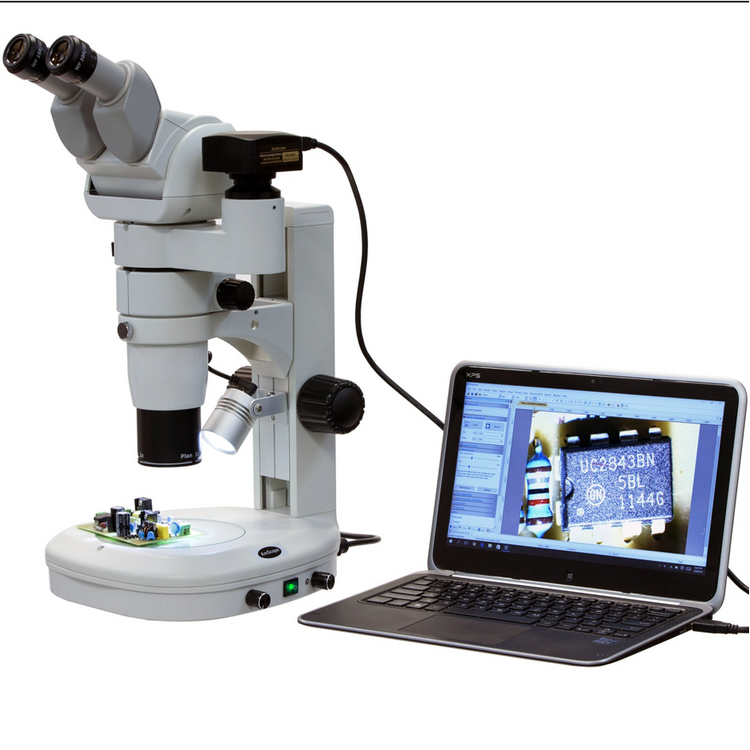 AMSCOPE50X-1000X imported upright three eye dual illumination polarizing microscope from the United States