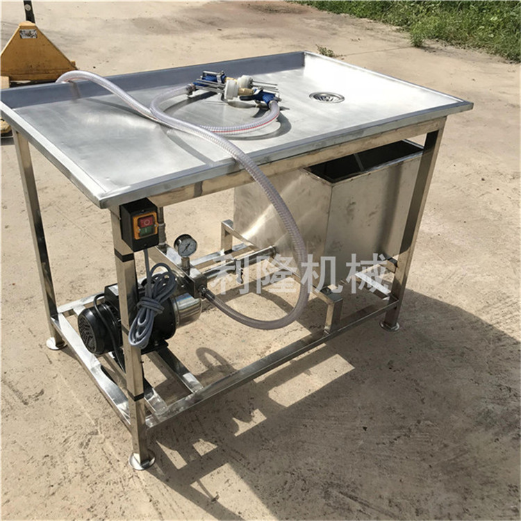 Lilong Manual Salt Water Injection Stainless Steel Pork Salt Water Injection Equipment Platform Salt Water Machine