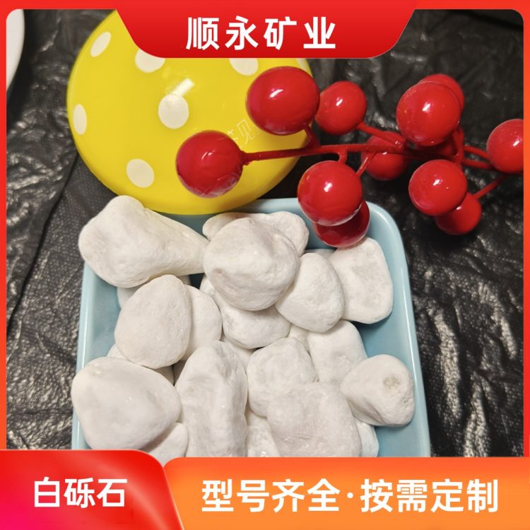 白色石米石头 12-15毫米 别墅绿化铺路造景 专车发货