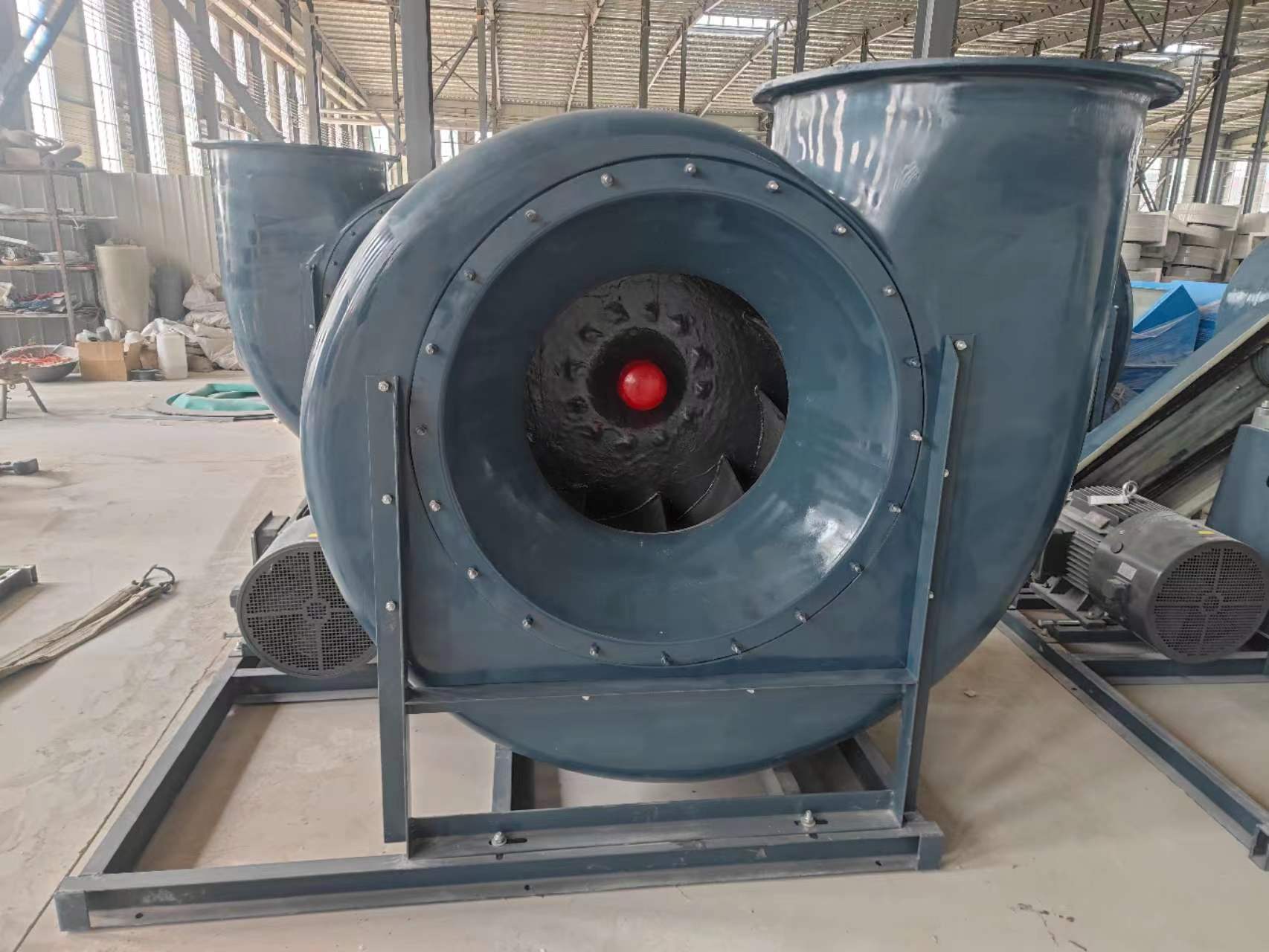 Fiberglass centrifugal fan volute type high-pressure dust removal, anti-corrosion, explosion-proof fan, efficient and energy-saving