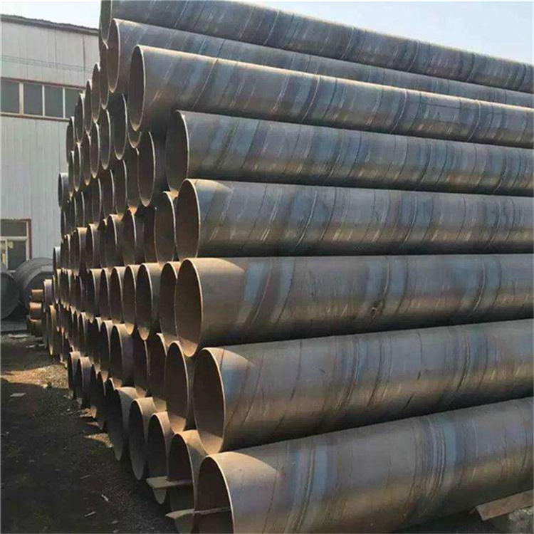 Spiral steel pipe manufacturer's spot size 377 * 8 for mechanical processing, supplied by the source manufacturer to Desheng