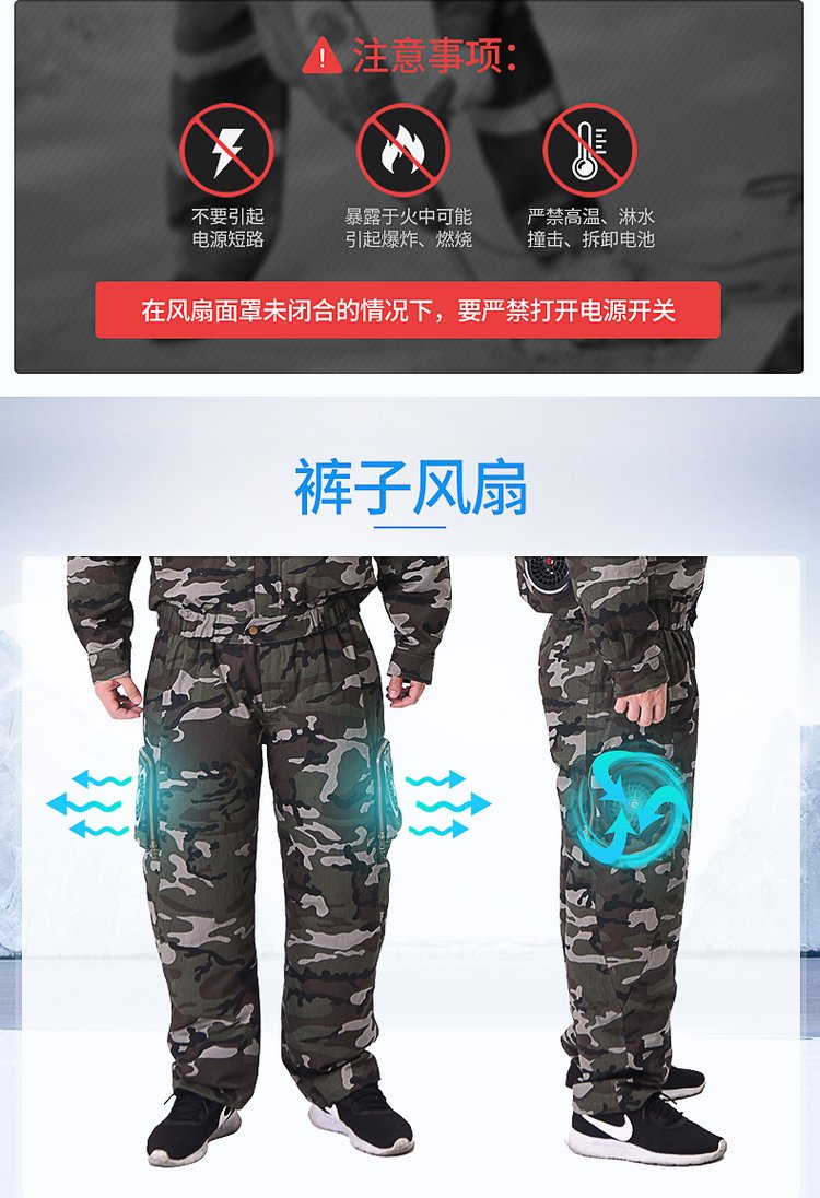 Summer cooling air conditioning suit Men's clothing with fan Charging heatstroke prevention and heat dissipation suit Power maintenance work suit