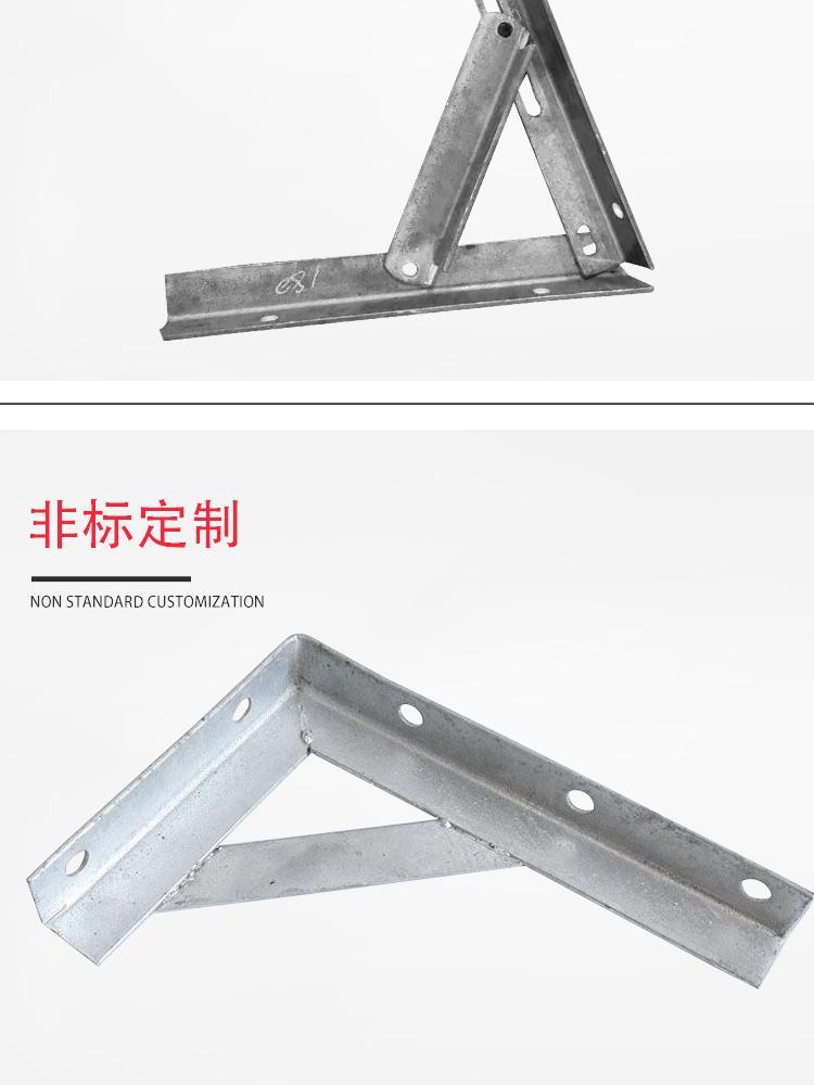 Tengda Bridge beam, pipe rack, bracket, power cable trench, hot-dip galvanized triangular angle steel bracket, tunnel cable bracket