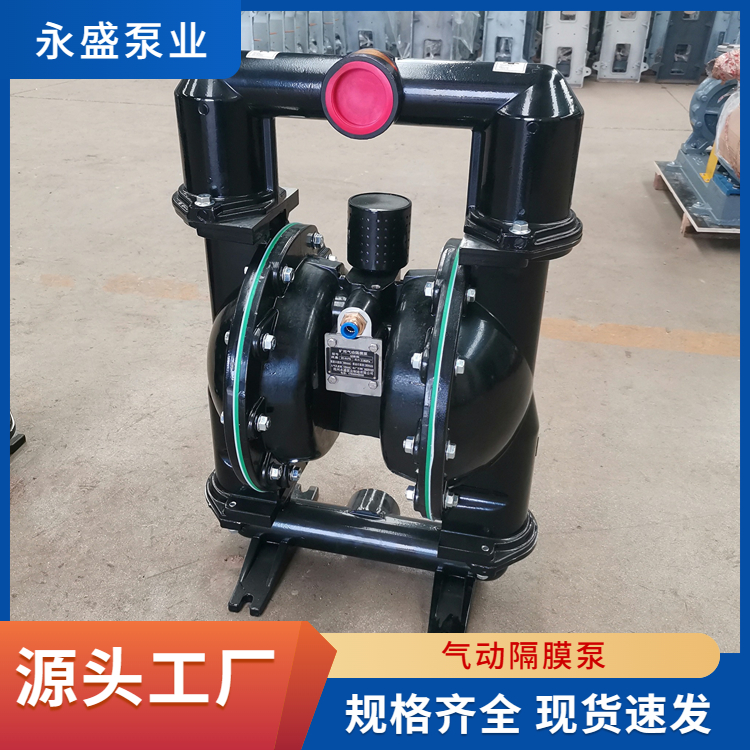 Pneumatic diaphragm pump Aluminum alloy stainless steel fluoroplastic corrosion-resistant pump can be used for spraying and conveying chemical liquids