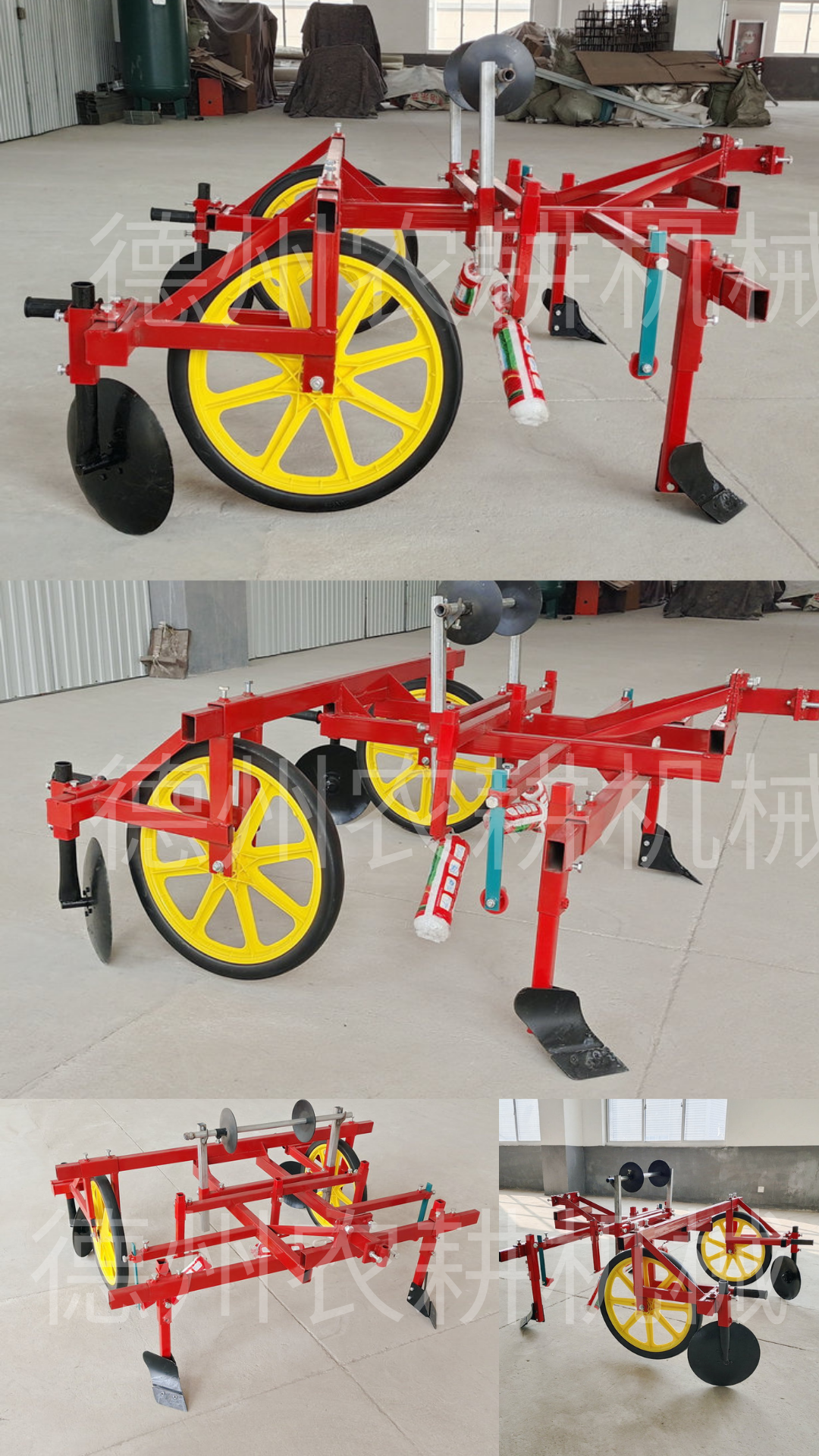 Agricultural film covering machine Walking type film covering machine with drip irrigation, spraying and film covering machine, soil covering and film spreading machine