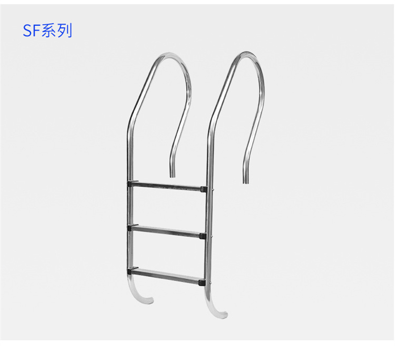 Swimming pool dedicated escalator underwater ladder 304 stainless steel thickened underwater escalator