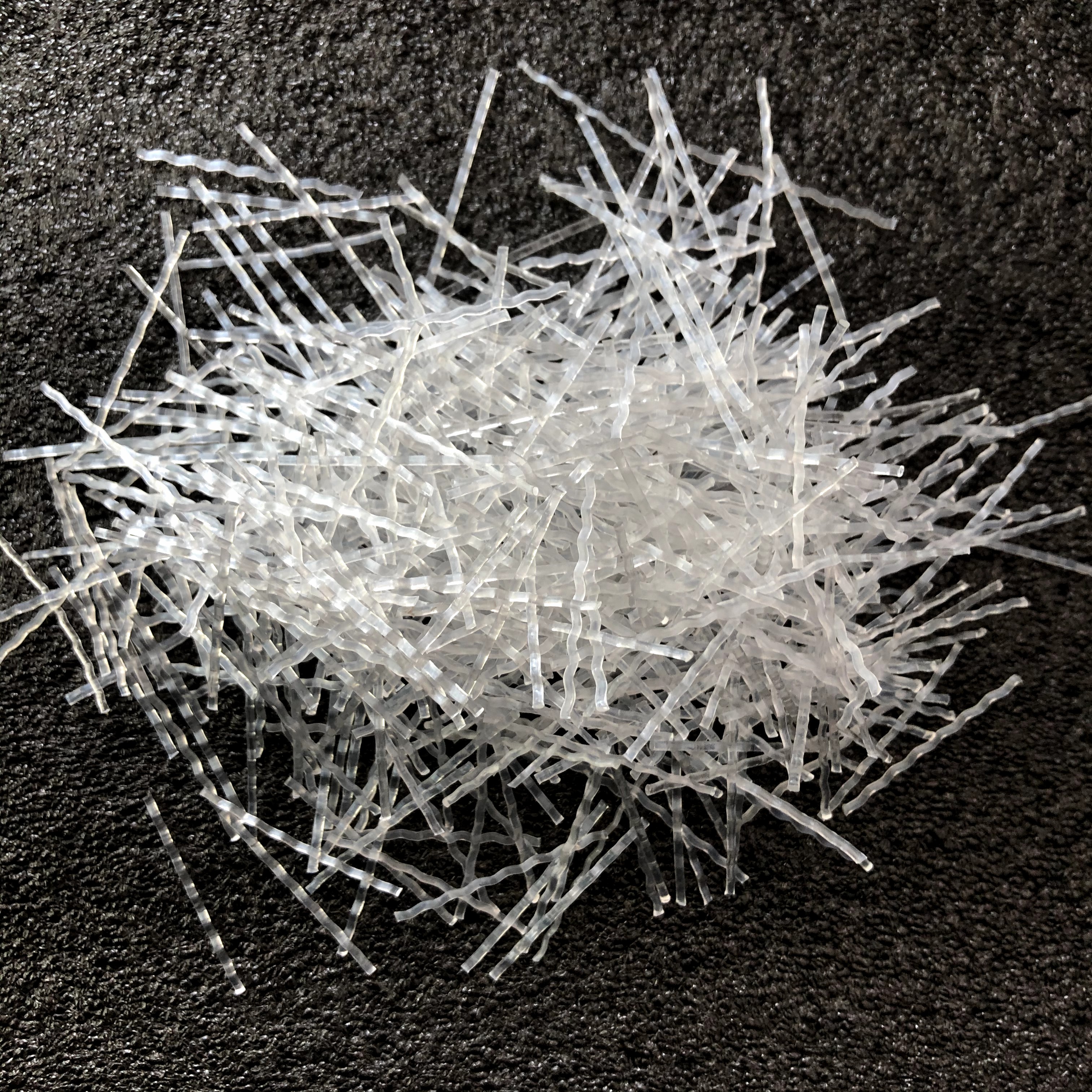 Wave shaped steel fiber reinforced concrete with high-strength crack resistant fiber engineering fibers for cement products