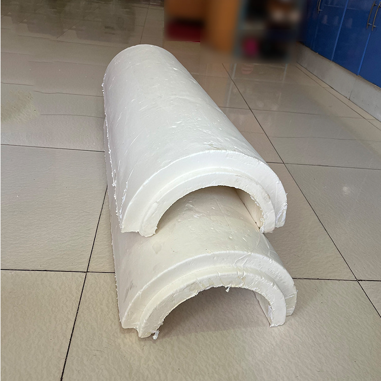 Rigid high-density foam plastic pipe shell, polyurethane pipe shell cushion block, arc plate for cold insulation pipe