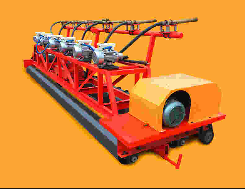 Three roller road vibration leveling scale bridge deck frame vibration beam ultrasonic laser leveling machine concrete paver