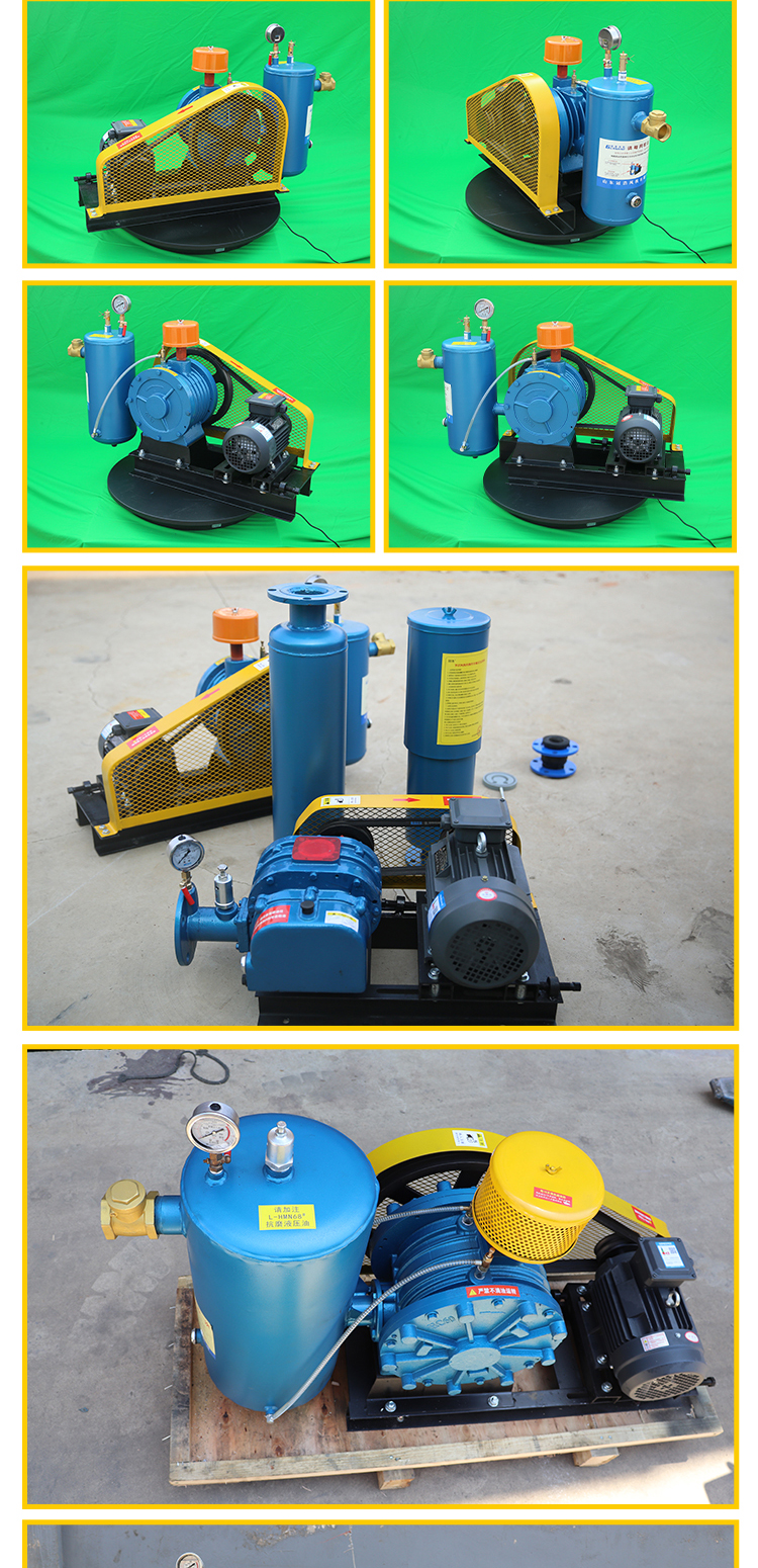 Rotary fan, rotary blower, low noise, high air volume and low energy consumption for sewage treatment