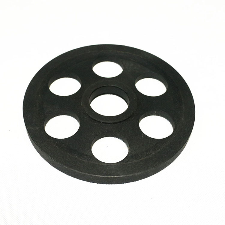 Rubber spring wear-resistant and shock-absorbing rubber pier buffer column black silicone miscellaneous parts customized and processed by Zhongke Laitu