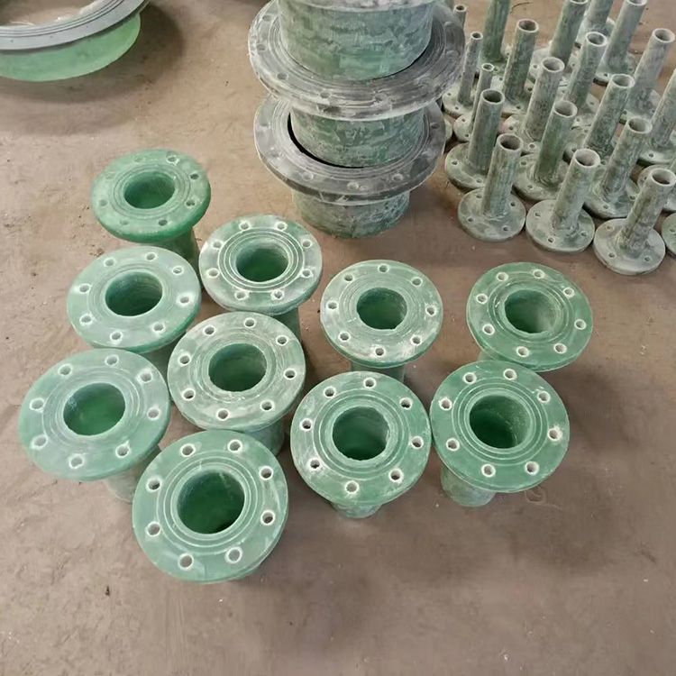 Wholesale of fiberglass flange pipe fittings, ventilation and sand inclusion pipe fittings, flange plates, irregular variable diameter elbows, Yongsheng production customization