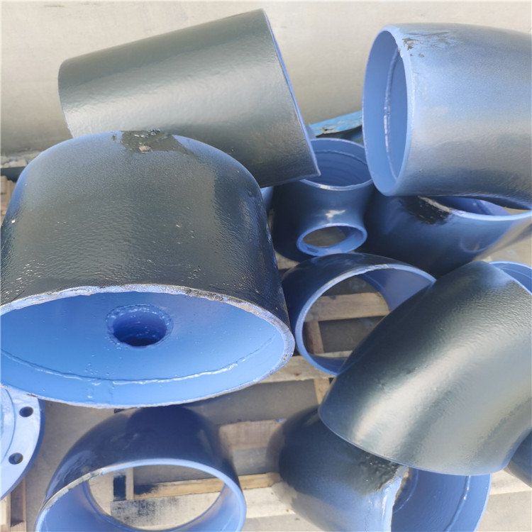 Juxintai flange connection, plastic coated anti-corrosion spiral steel pipe, steel plastic composite pipe, plastic lined pipeline