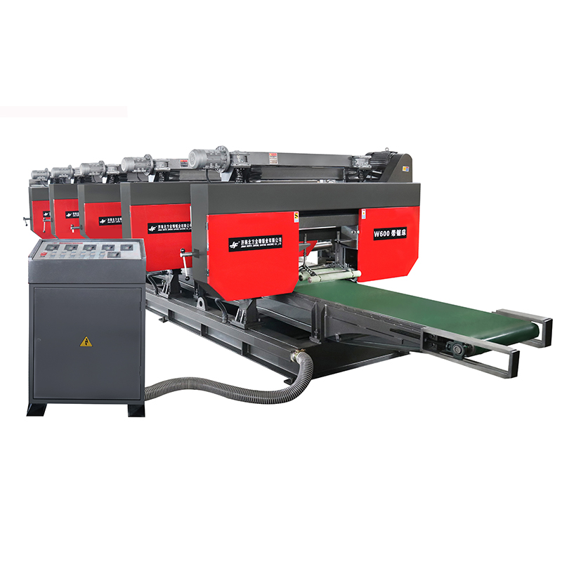 Jin Wanfeng Band Sawing Machine W600 Horizontal Metal Sawing Machine Multi head Linkage Fiberboard Horizontal Sawing