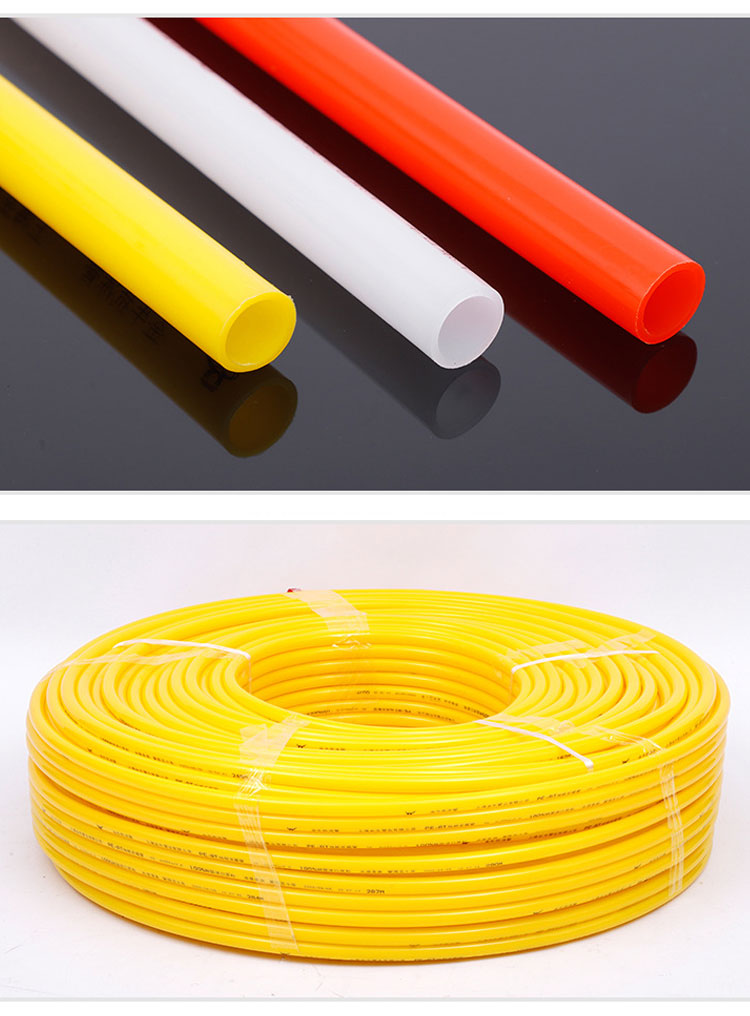 Various specifications of geothermal pipes, pert floor heating pipes, PERT floor heating pipe materials, and household plastic heating pipes