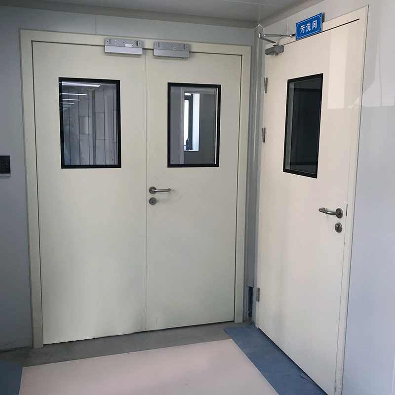 There are many types of customized purification steel doors for food in medical cleanroom workshop doors