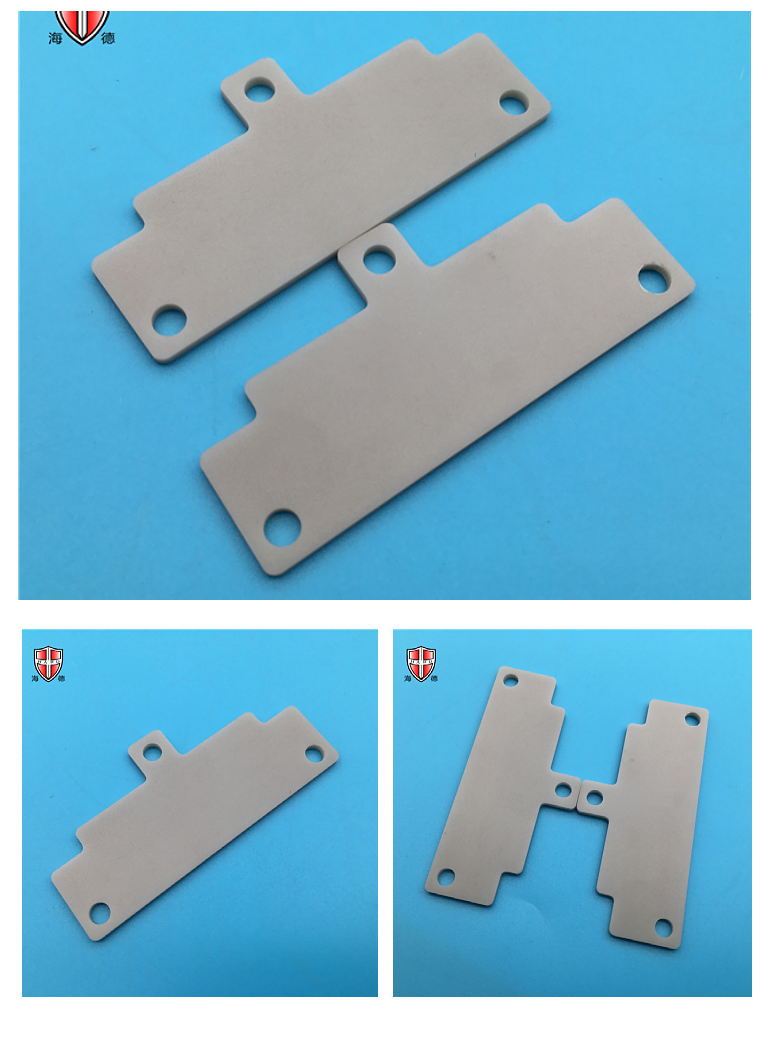 Non standard customized nitride aluminum ceramic substrate for sampling, high thermal conductivity, corrosion resistance, low expansion coefficient, Hyde