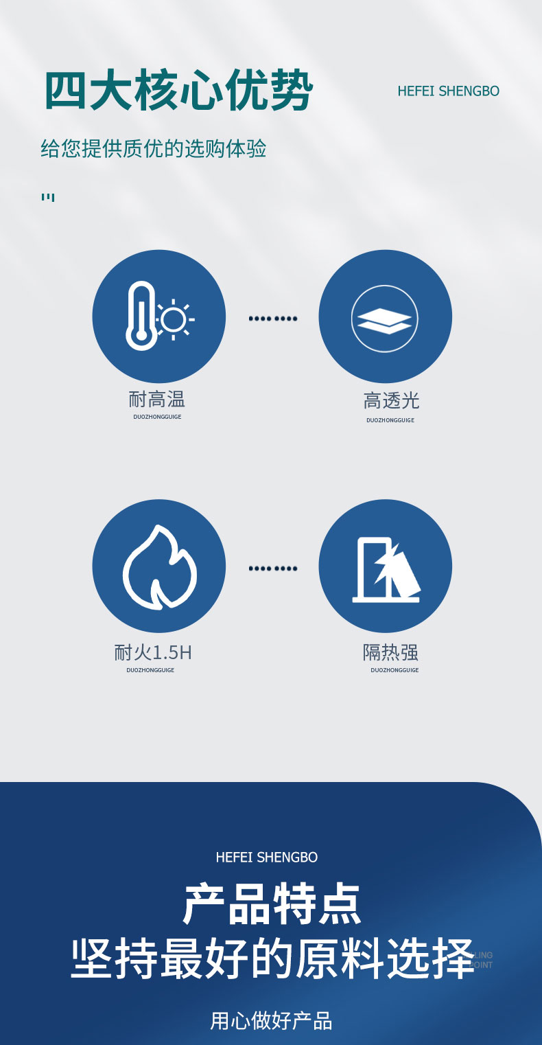 Sound insulation and temperature control 10mm fire-resistant glass, smooth and wear-resistant. Fast processing of school, shipped within 7 days. Holy glass