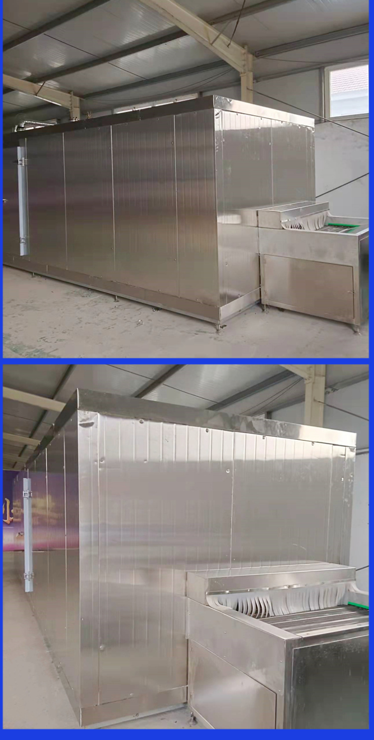 Quick freezing machine, multifunctional food quick freezing equipment, quick freezing and ice hanging assembly line, customizable by Jinghong