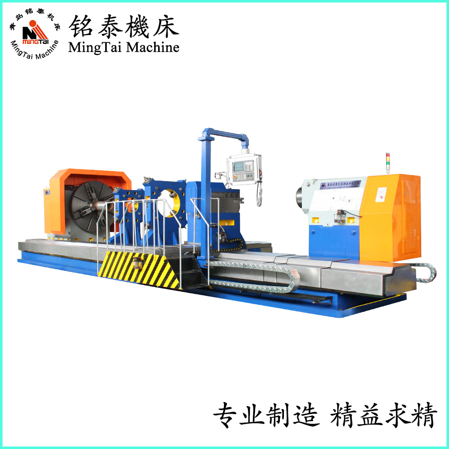 Picture production and manufacturing of large mechanical horizontal lathes, cutting end faces, outer circles, inner grooves, conical surfaces, etc