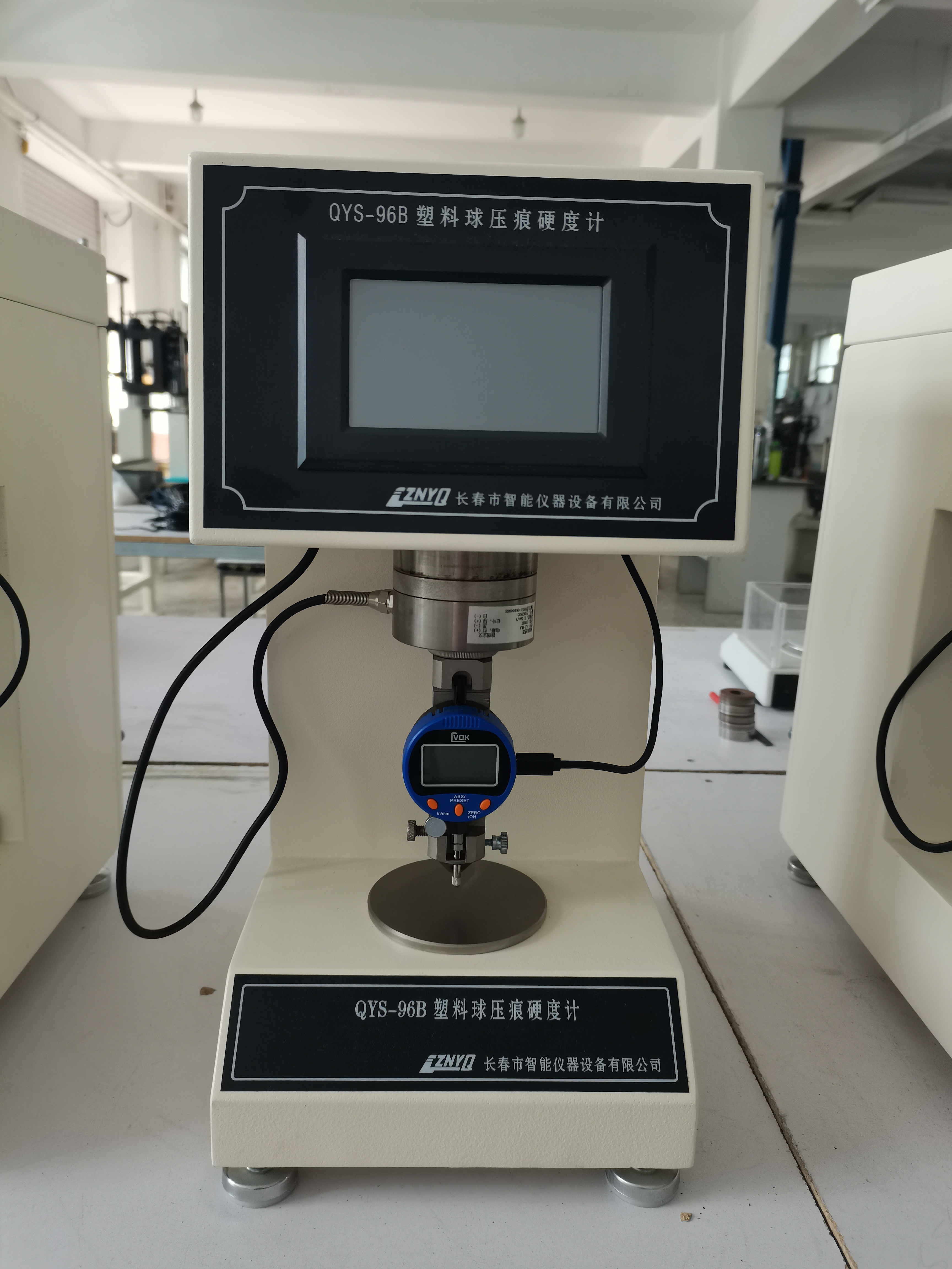 Source production plastic ball indentation hardness tester touch screen operation plastic hardness testing