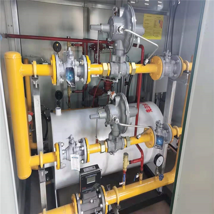 Manufacturer with complete procedures for supplying 1000 cubic meters of CNG natural gas pressure regulating skid and CNG pressure reducing skid installation station