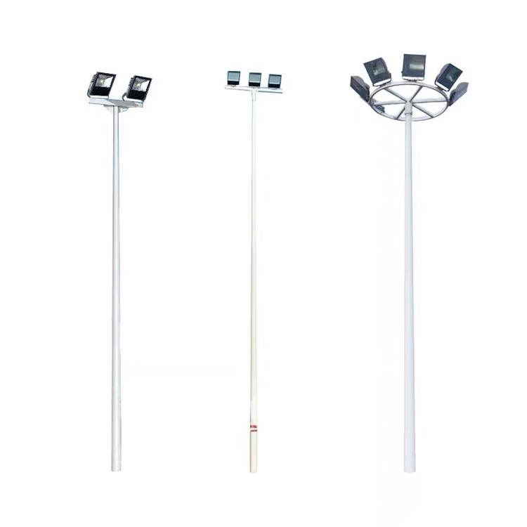 Supply of outdoor lighting high pole lights, hot-dip galvanized light poles, square courts, high pole lifting LED lighting lights