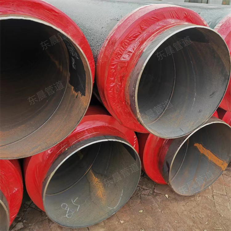 DN500 hot spring water polyurethane insulation pipe, gas steel sleeve steel insulation seamless steel pipe factory, manufactured by Dongchen