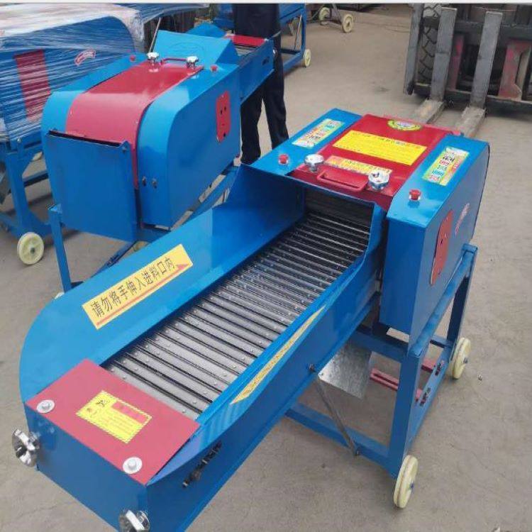 6.5 tons per hour hay cutter, dry and wet corn straw kneading, household breeding feed, storage machine, and animal husbandry