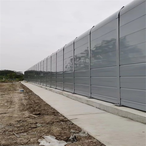 H-shaped steel column sound barrier Viaduct sound absorption screen folding arm sound insulation wall Maya factory