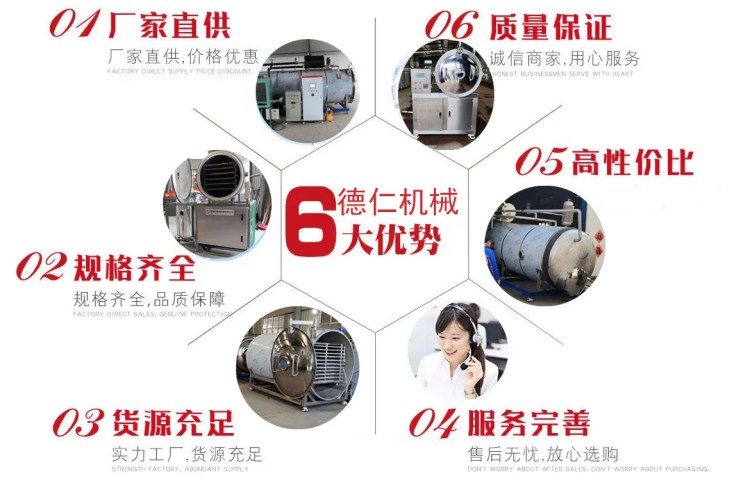 Deren Machinery Matsutake Freeze Drying Equipment Small Vacuum Freeze Drying Machine Cold Trap Device Widely Used