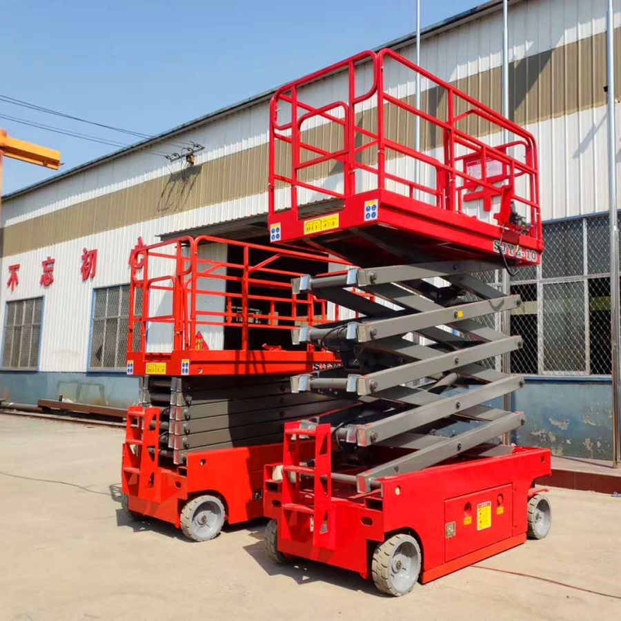 6/8/9/10米自行移动剪叉式升降机 小型高空作业登高车