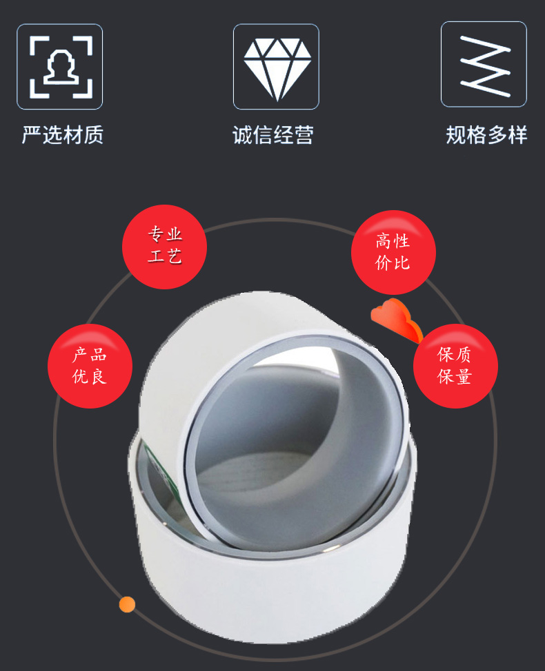 PSP steel plastic composite pressure pipe PE water supply pipe DN20 to 200 double hot melt flared electromagnetic connection pipe fitting flange