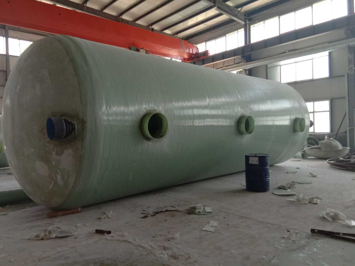 2-100 cubic meters customizable sewage collection tank, finished wrapped septic tank, Yicheng fiberglass