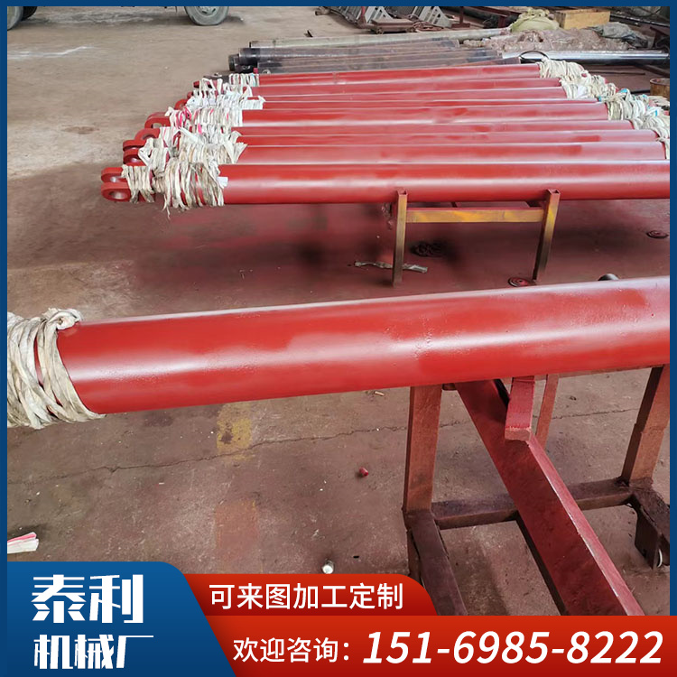 Professional production of environmental sanitation vehicle oil cylinder front and rear earrings Standard hydraulic cylinder can be customized according to needs