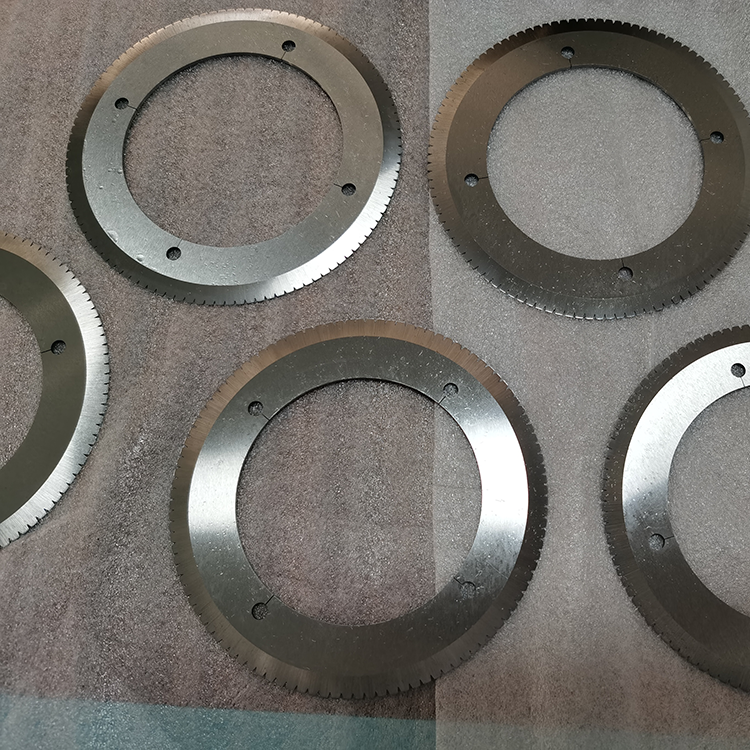 Stainless steel serrated circular blade, serrated circular blade, middle blade for food machinery