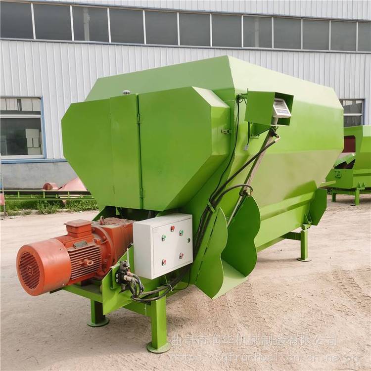 Breeding Feed Mixer Small Premix Mixer Horizontal Double Axis TMR Cow and Sheep Grass Mixer