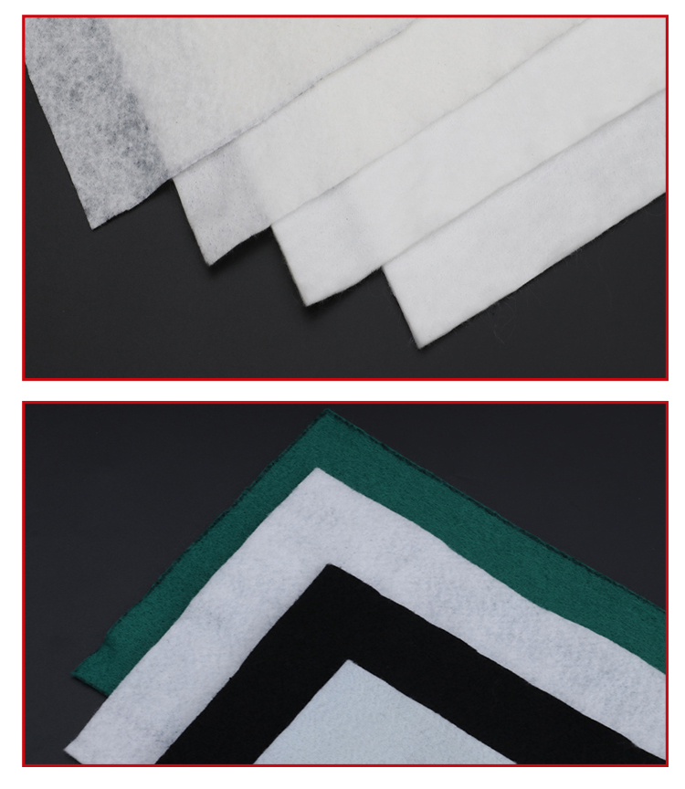 Non woven geotextile national standard polyester fabric for highway maintenance and river engineering isolation filament non-woven fabric