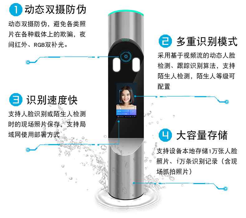 Anti tailgate gate construction site face recognition three roller gate QR code ticket checking wing gate swing gate prohibition