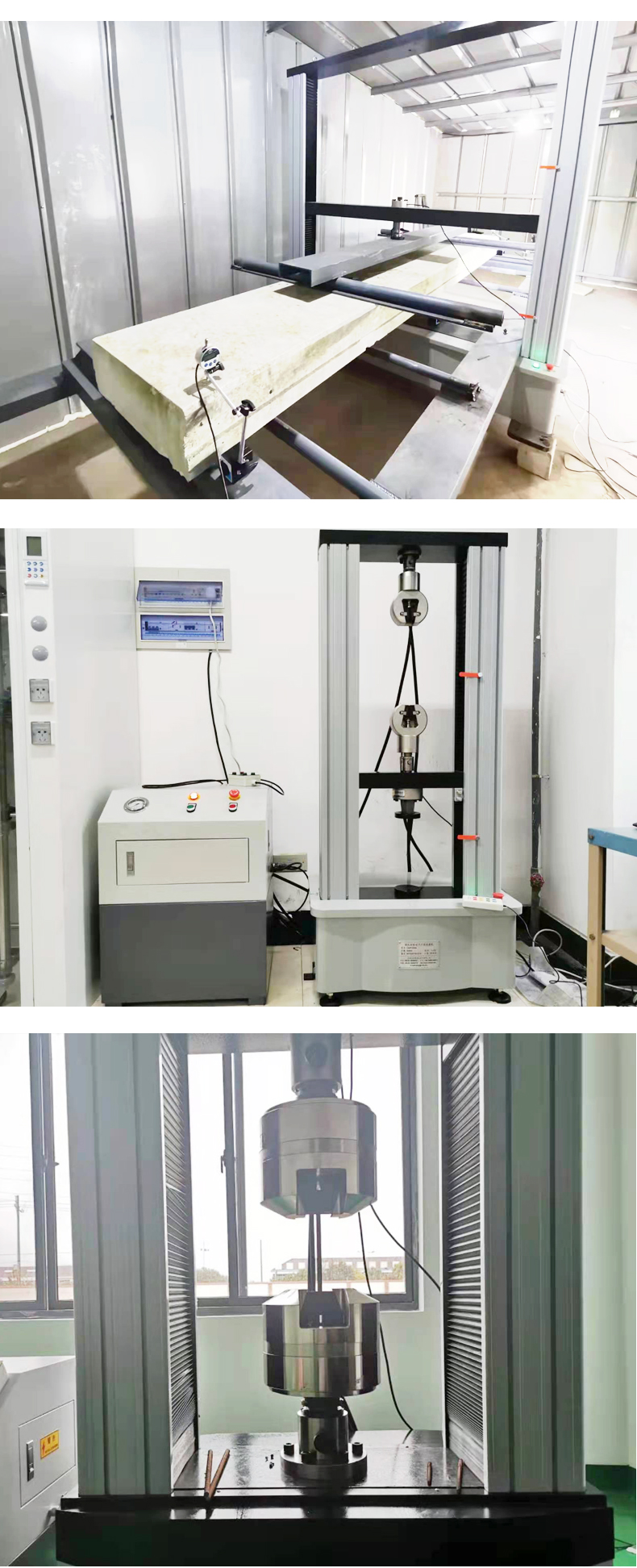 Testing equipment for tensile strength and tensile testing machines for hot melt butt joints of pipes and fittings