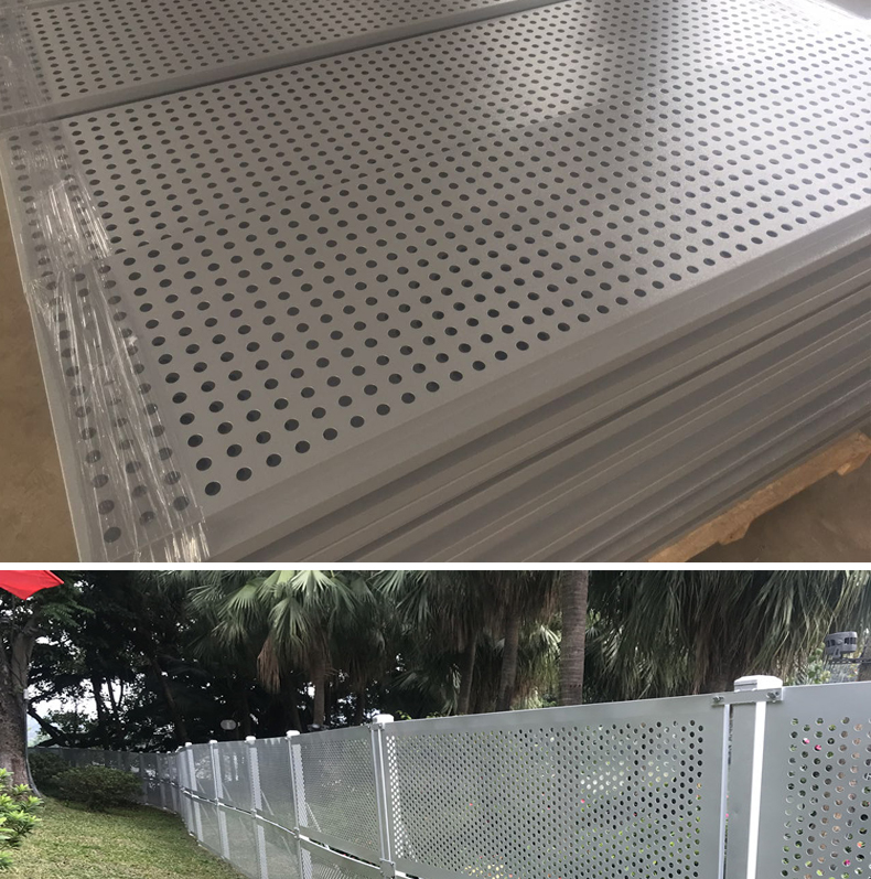 Kunshen circular hole plate ventilation enclosure construction enclosure punching enclosure road construction temporary enclosure