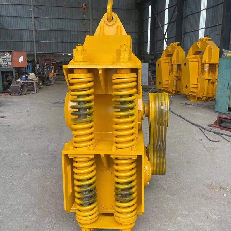 Lingda Mechanical Excavator Head Parts Hydraulic Vibration Pile Hammer Excavator Pile Hammer Head