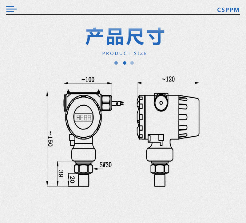 Acid alkali corrosion-resistant medium pressure sensor can withstand nitric acid strong acid pressure transmitter